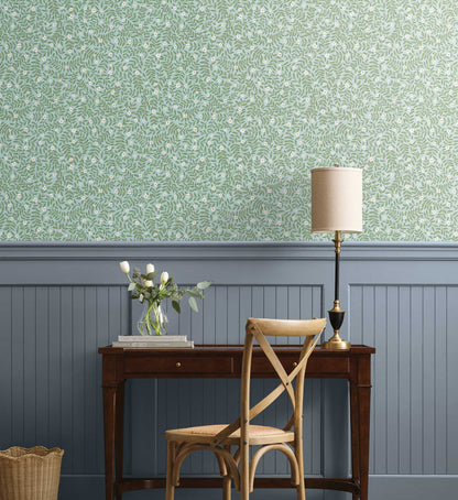 Elodie Peel & Stick Wallpaper Sample - Light Blue
