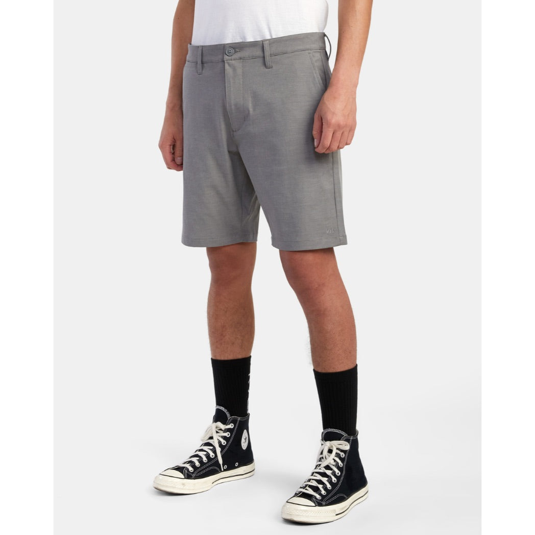 RVCA - BACK IN 19" HYBRID SHORTS | ATHLETIC HEATHER
