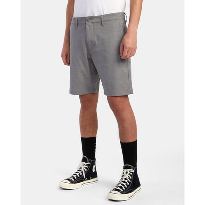 RVCA - BACK IN 19" HYBRID SHORTS | ATHLETIC HEATHER