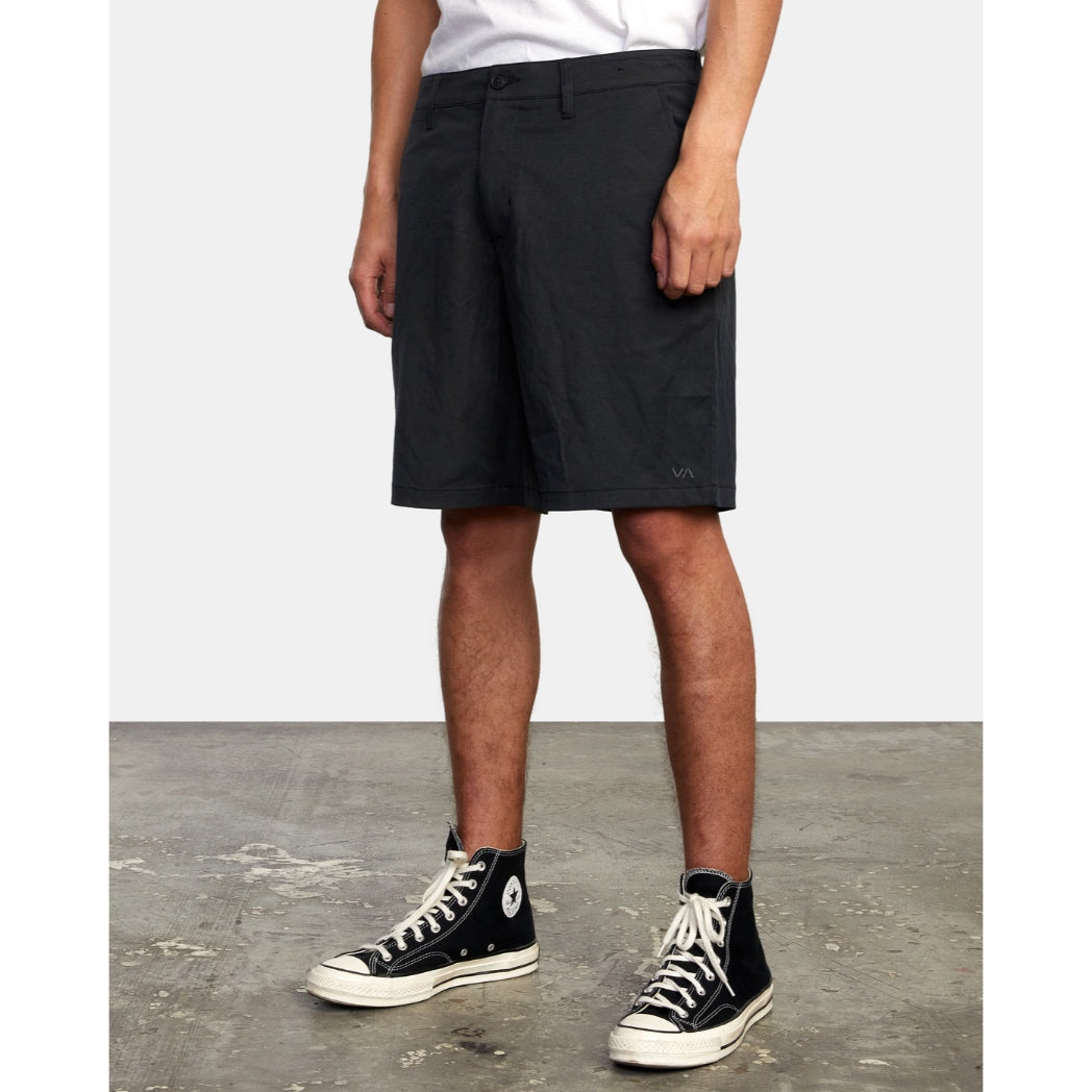 RVCA - BACK IN 19" HYBRID SHORTS | BLACK