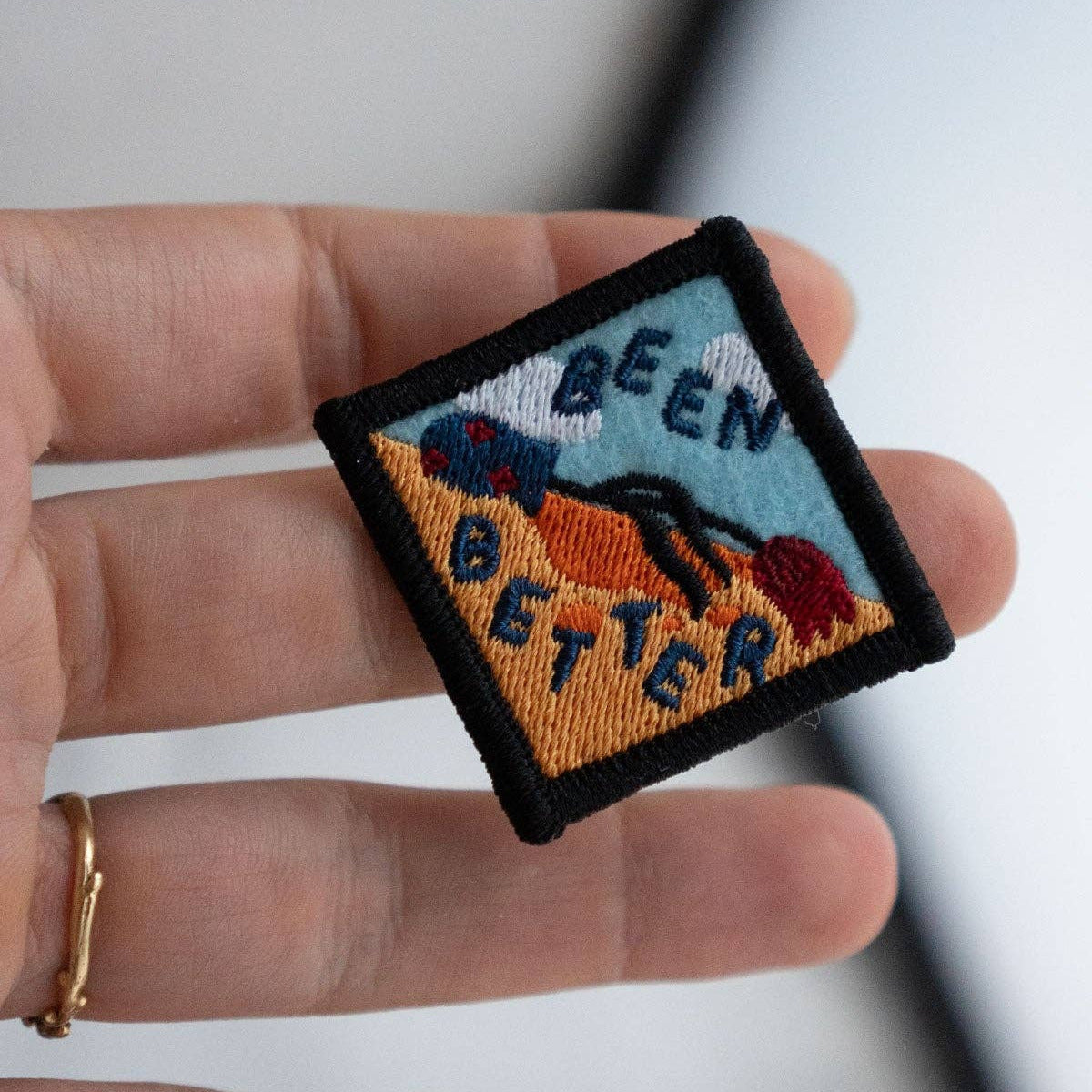 Been Better (Vase) - Tiny Felt Sticky Patch
