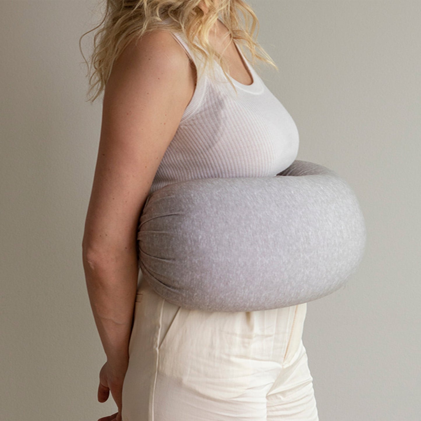 bbhugme Nursing Pillow - Melange Grey