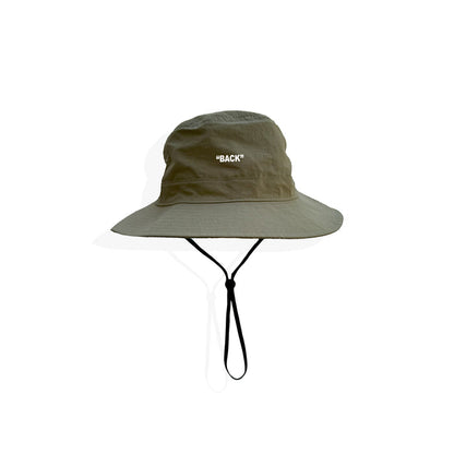 BUCKET HAT ARMY GREEN - BACK