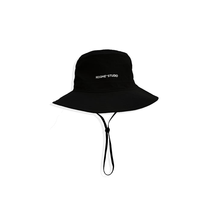 BUCKET HAT BLACK - RESQME STUDIO