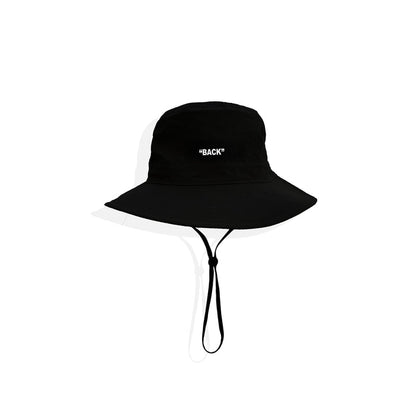 BUCKET HAT BLACK - RESQME STUDIO