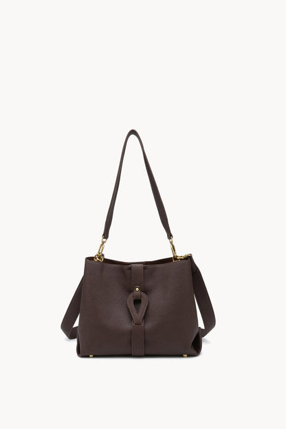 Buckle tab shoulder tote bag wholesale