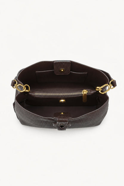 Buckle tab shoulder tote bag wholesale