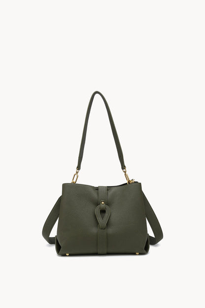 Buckle tab shoulder tote bag wholesale