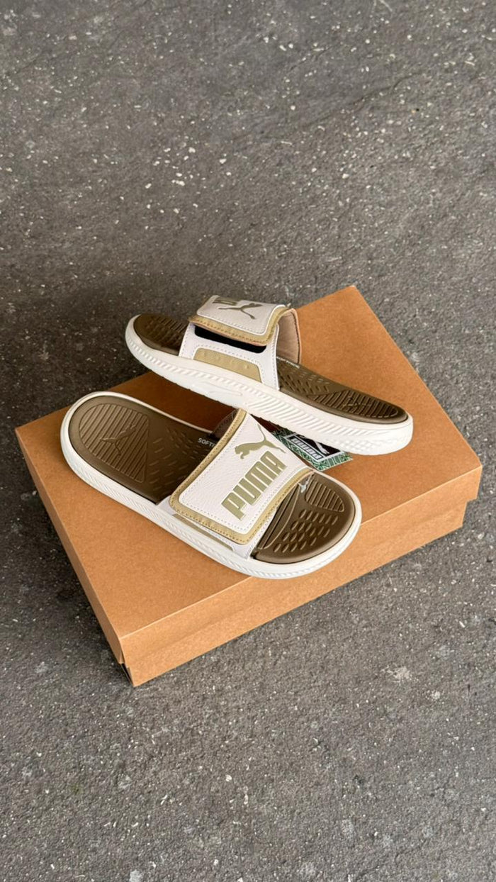 CHANCLAS PUMA CLASICA BLANCO CREMA