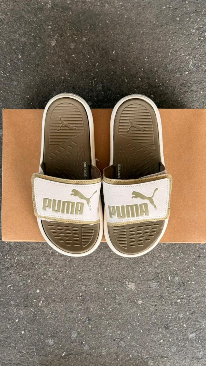 CHANCLAS PUMA CLASICA BLANCO CREMA