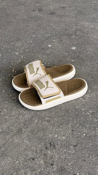 CHANCLAS PUMA CLASICA BLANCO CREMA