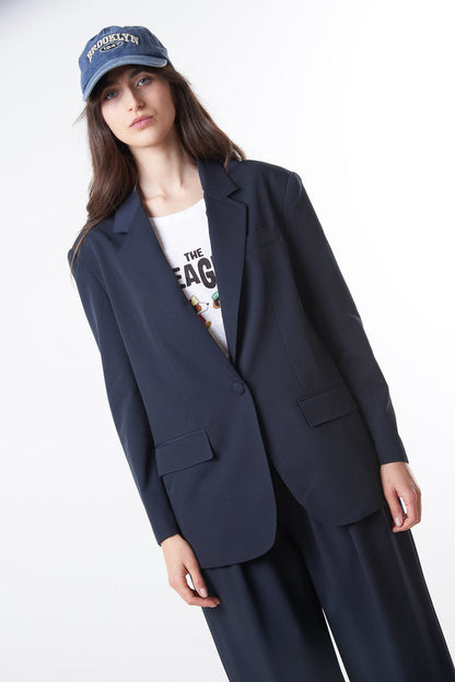 Classic longline blazer wholesale
