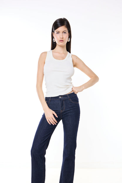 Classic straight leg denim jeans wholesale