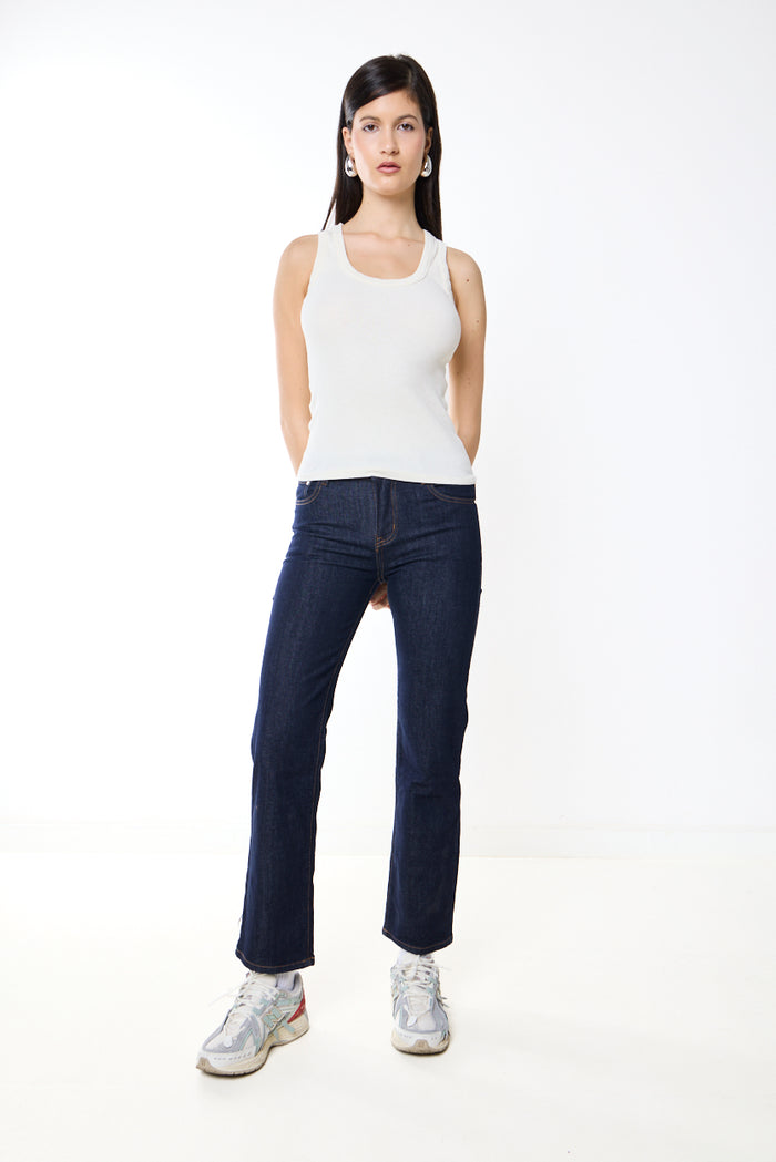 Classic straight leg denim jeans wholesale