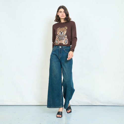 Classic wide leg jeans wholesale