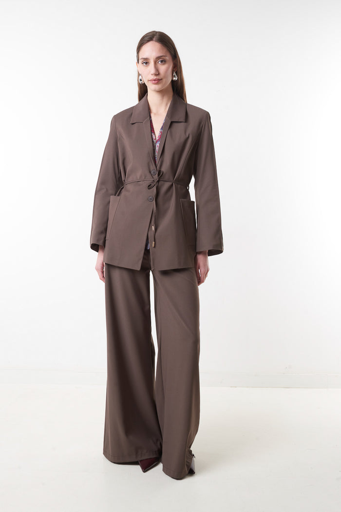 Clean cut palazzo trousers wholesale