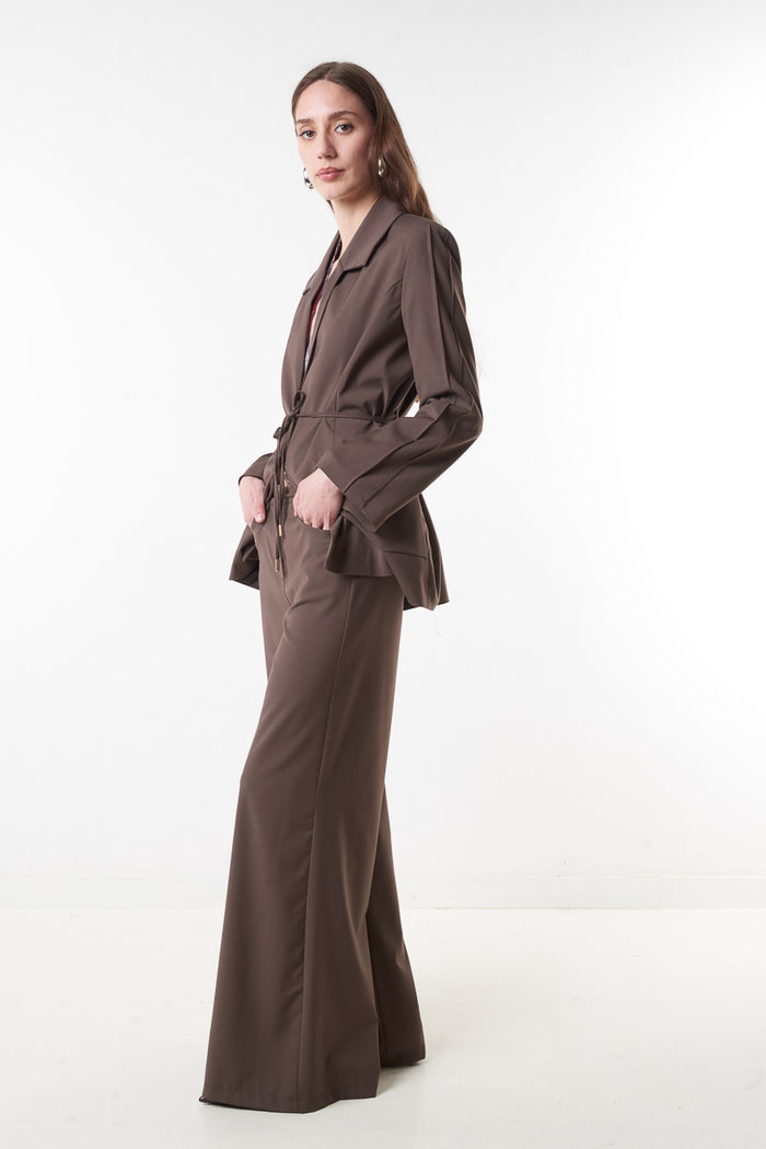 Clean cut palazzo trousers wholesale