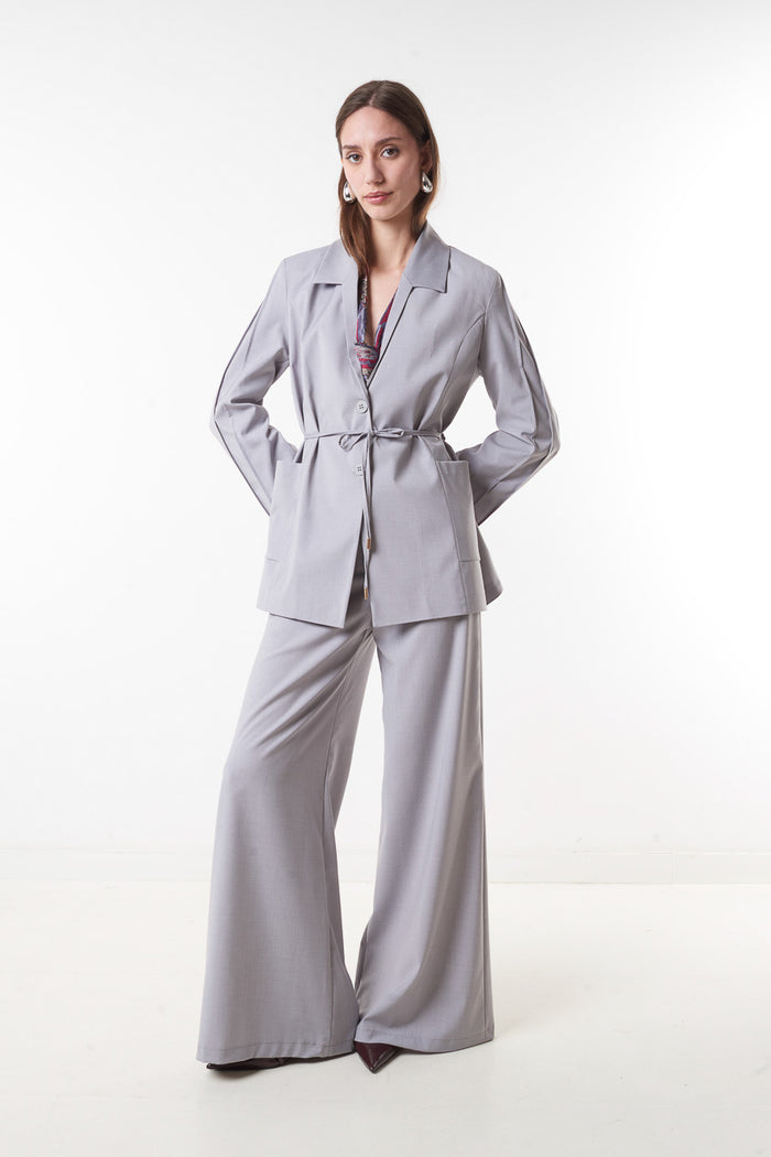 Clean cut palazzo trousers wholesale
