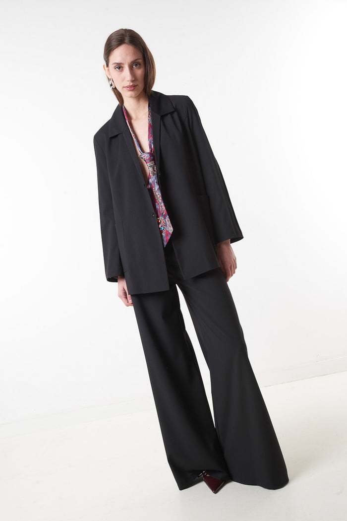 Clean cut palazzo trousers wholesale