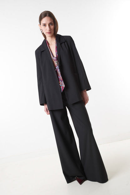 Clean cut palazzo trousers wholesale