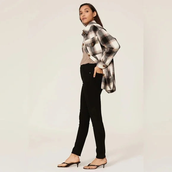 Citizens of Humanity Chrissy High Rise Skinny Jeans in Black