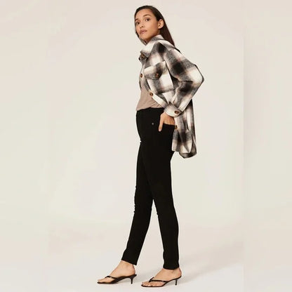 Citizens of Humanity Chrissy High Rise Skinny Jeans in Black