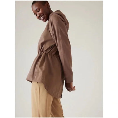 Athleta Triumph Hybrid Jacket in Rustic Beige