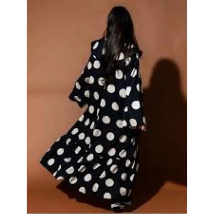Dressed in LALA Doing What I Damn Well Please Polka Dot Maxi Dress