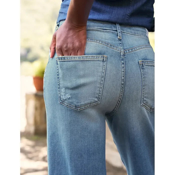 Frank & Eileen Galway Wide-Leg Jeans