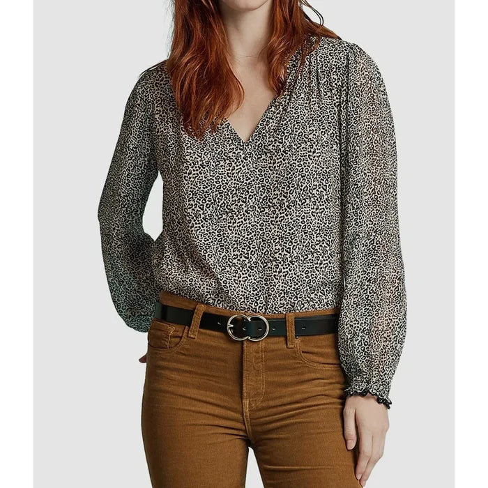 Velvet by Graham and Spencer Leopard Print Top