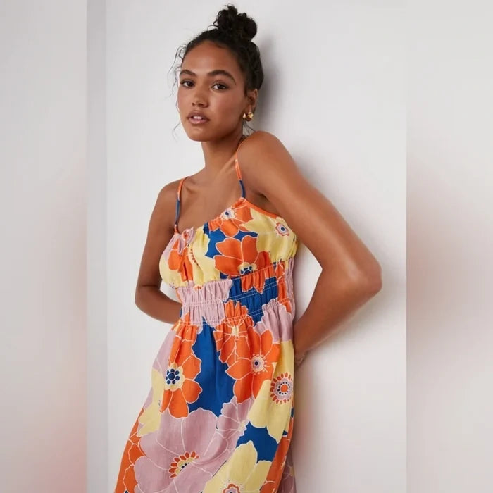 Rails Octavia Midi Linen Dress