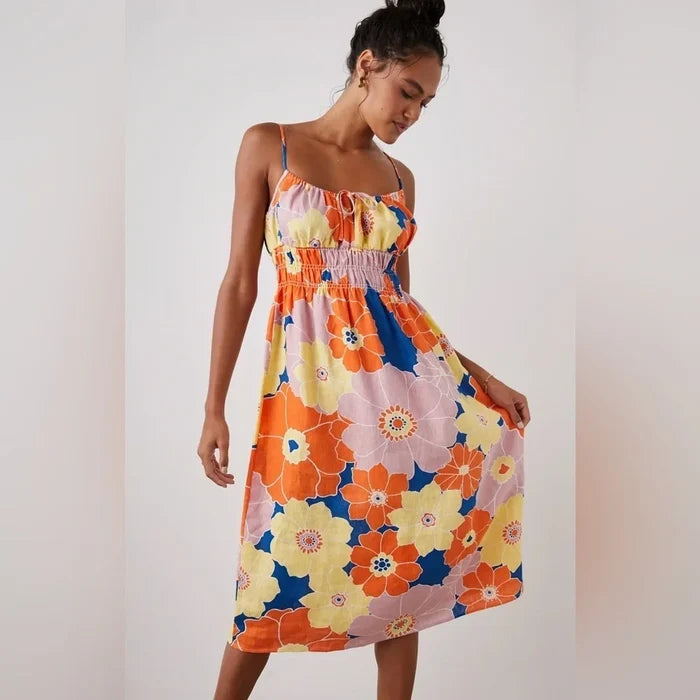 Rails Octavia Midi Linen Dress