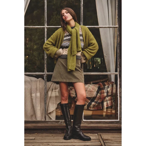 Velvet by Graham & Spencer Luca Alpaca Scarf in Matcha