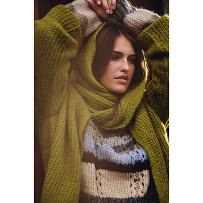 Velvet by Graham & Spencer Luca Alpaca Scarf in Matcha
