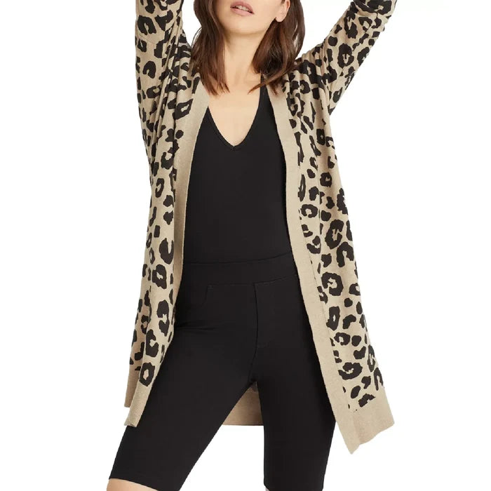 Sanctuary Play Leopard Print Cardigan