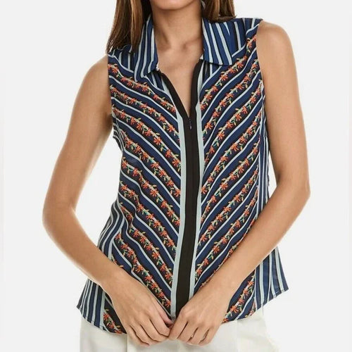 Cabi Front Zip Blouse