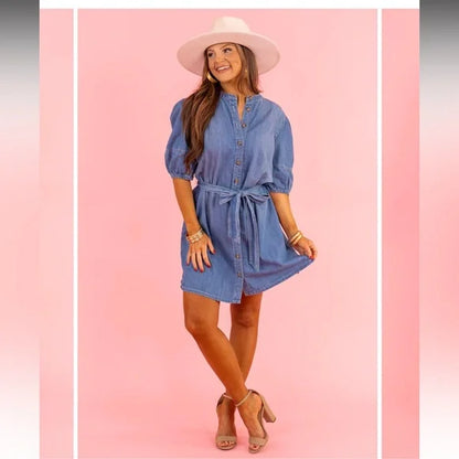 Sanctuary Hit The Scenes Shirt Dress