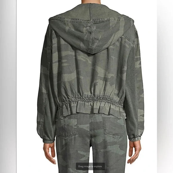 Splendid Bodhi Camo Peplum Jacket