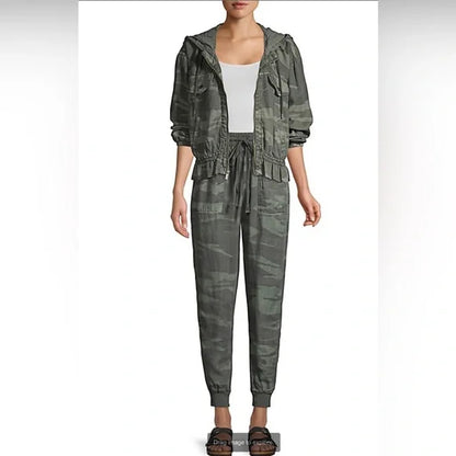 Splendid Bodhi Camo Peplum Jacket