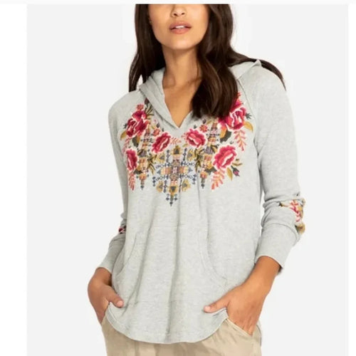 Johnny Was Axton Thermal Knit Hoodie