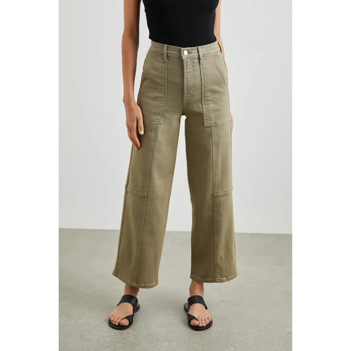 Rails Getty Crop Wide Leg in Washed Olive