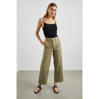 Rails Getty Crop Wide Leg in Washed Olive
