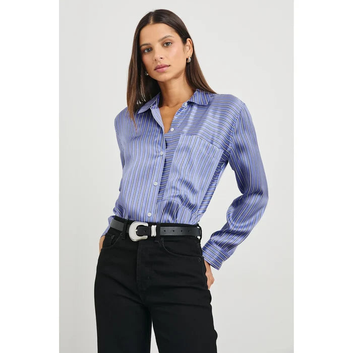 Rails Spencer Shirt in Moonlight Stripe