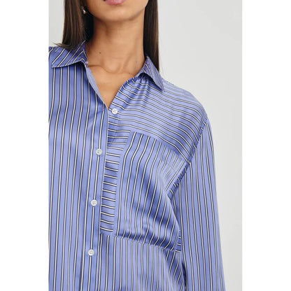 Rails Spencer Shirt in Moonlight Stripe
