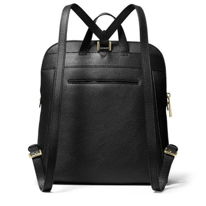 Michael Kors Rhea Pebbled Leather Zip Medium Slim Backpack