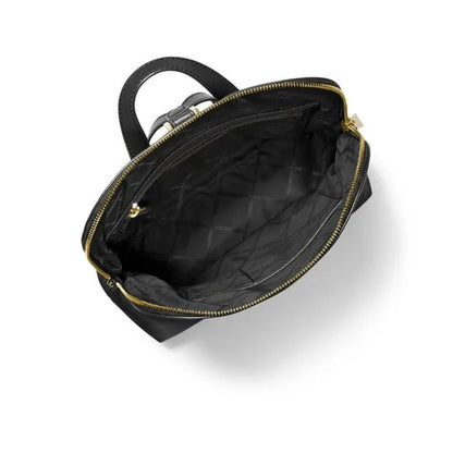 Michael Kors Rhea Pebbled Leather Zip Medium Slim Backpack