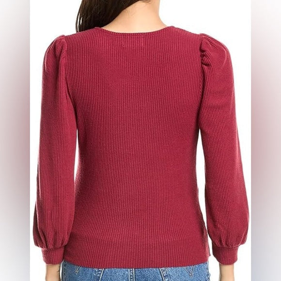 Nation LTD Kalani Twisted Party Top in Red