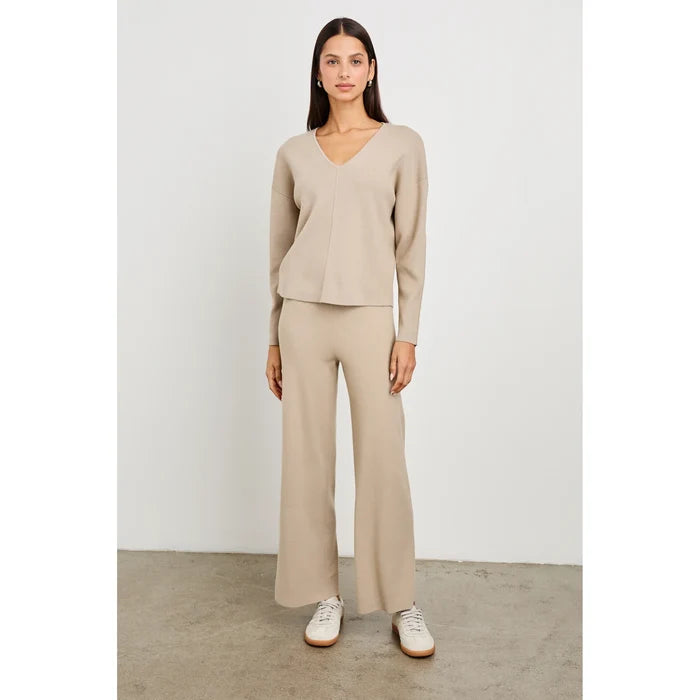 Rails Hollyn Sweater in Heather Oatmeal
