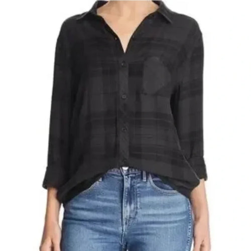 Rails Hunter Plaid Onyx Jet Charcoal