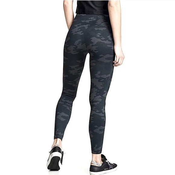 Spanx Camo Leggings in Black